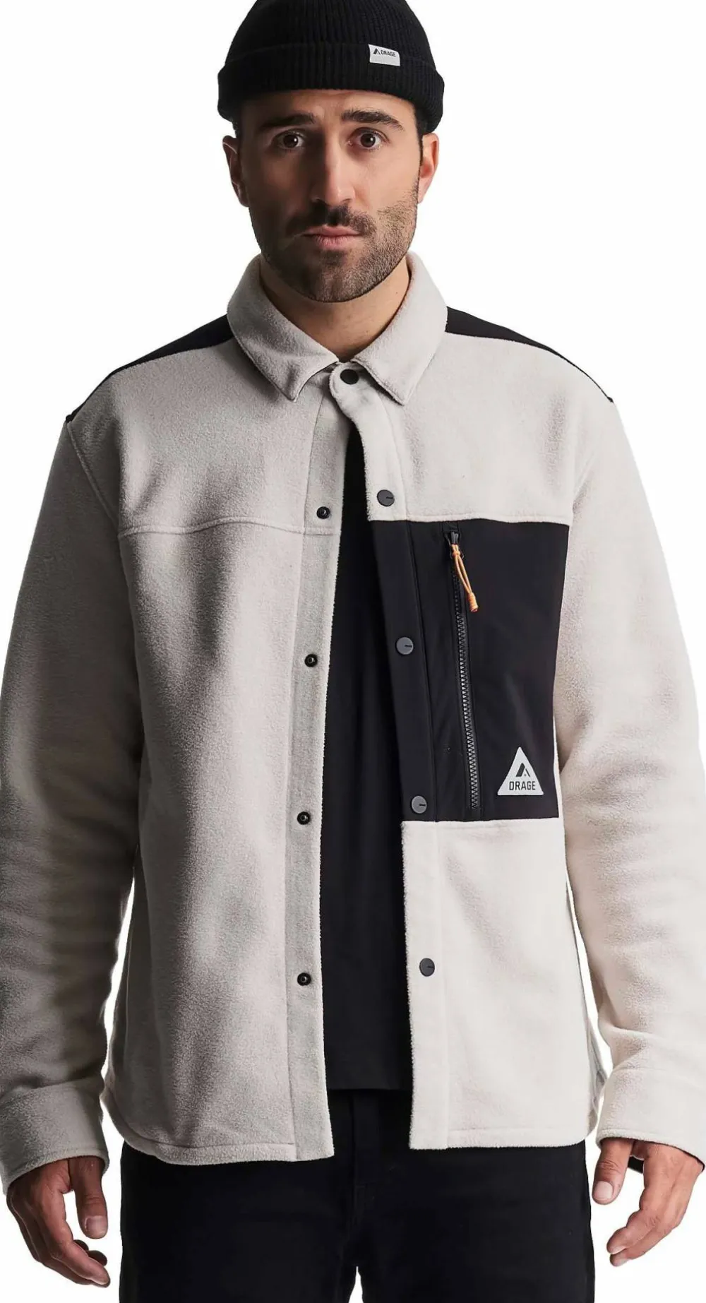 Hot Orage Unisex Hunter Fleece Shirt Dark Birch