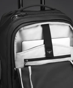 Online Osprey Transporter Wheeled Carry On Raven Black/Black
