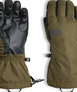 Outlet Outdoor Research Men's Adrenaline Gloves Dark Olive