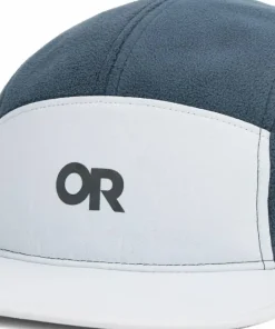 Clearance Outdoor Research Men's Howling Wind 5-P Cap Titanium/Atlantic