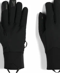 Outlet Outdoor Research Men's Methow Stride Gloves Black