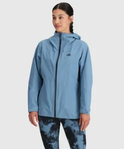 Sale Outdoor Research Women's Stratoburst Stretch Rain Jacket Olympic