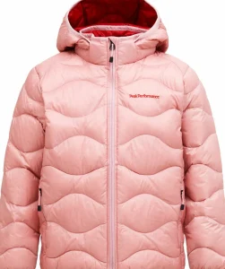 New Peak Performance Juniors' Helium Down Hood Jacket Warm Blush