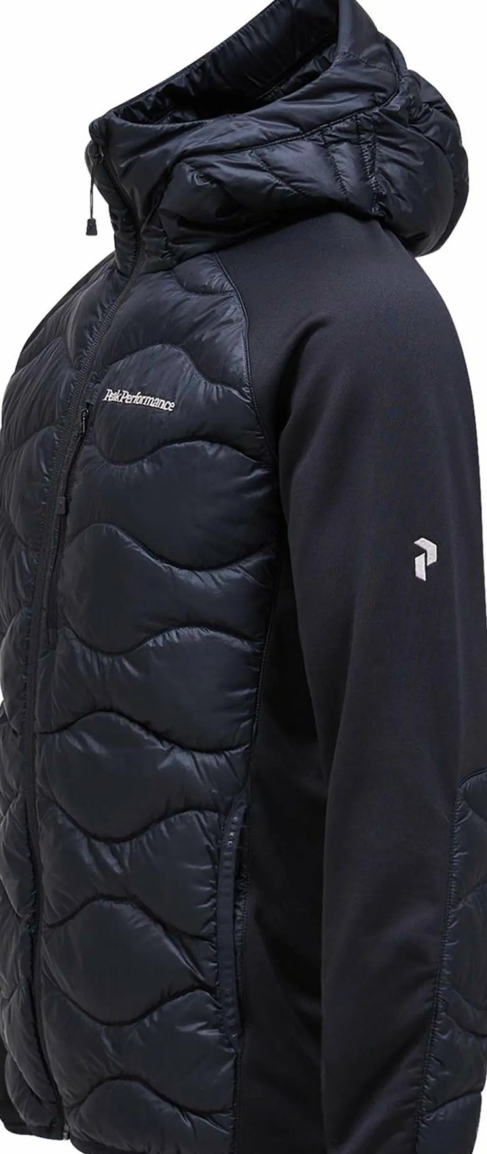 Hot Peak Performance Men's Helium Down Hybrid Hood Black