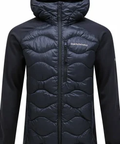 Hot Peak Performance Men's Helium Down Hybrid Hood Black