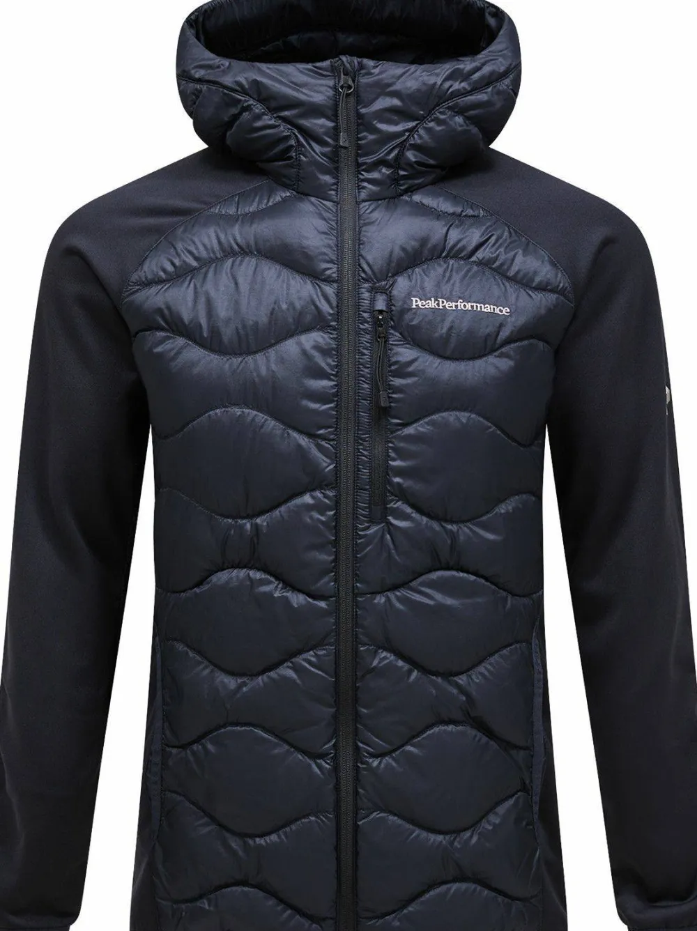 Hot Peak Performance Men's Helium Down Hybrid Hood Black