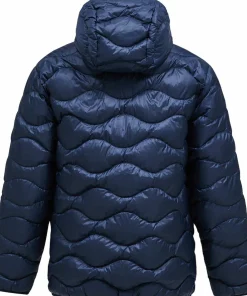 Clearance Peak Performance Men's Helium Down Hood Jacket Blue Shadow