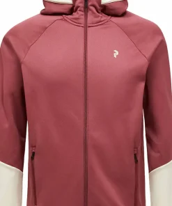 Discount Peak Performance Men's Rider Essentials Zip Hood Wild Rouge