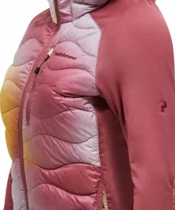 New Peak Performance Women's Helium Down Hybrid Hood Aop