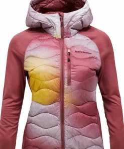 New Peak Performance Women's Helium Down Hybrid Hood Aop