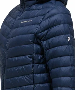 Best Peak Performance Women's Frost Down Hood Jacket Blue Shadow