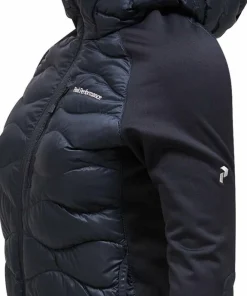 Peak Performance Women's Helium Down Hybrid Hood Black
