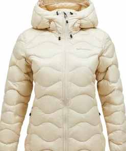 Online Peak Performance Women's Helium Down Hood Jacket Sand Fog