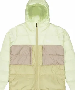 Outlet Picture Organic Clothing Hi Puff Down Women's Jacket Lime Cream Hemp Roebuck
