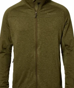New Pinewood Men's Abisko Fleece Jacket Olive Green