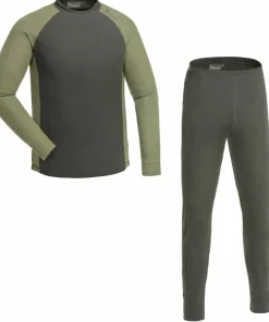 Online Pinewood Men's Finnveden Base Layer Dark Green/Leaf D.Green/Leaf