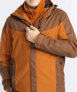 Outlet Pinewood Men's Finnveden Hybrid Extreme Jacket Fudge/Nougat
