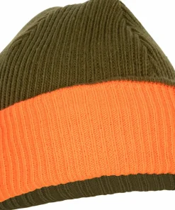 Best Pinewood Men's Småland Reversible Hunters Hat Mossgreen/Orange