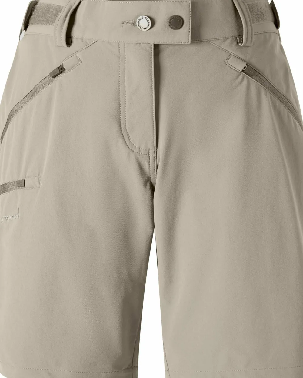 Pinewood Women's Abisko Light Stretch Shorts Mole Brown