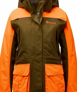 Best Pinewood Women's Furudal Expert 2L Hunting Jacket Olivegreen/Orange