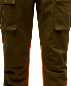 Best Pinewood Women's Furudal Expert 2L Hunting Trousers Olivegreen/Orange