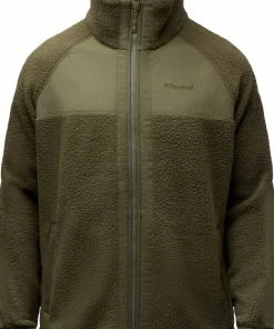 Hot Pinewood Women's Pile Fleece Jacket Moss Green