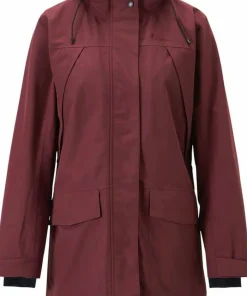 New Pinewood Women's Rain Parka Earth Plum