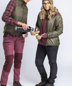 Online Pinewood Women's Wool Insulated Midlayer Jacket Moss Green