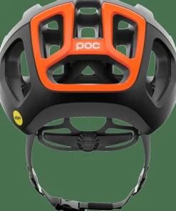 New POC Ventral Air Mips Cycling Helmet Uranium Black Matt/Fluorescent Orange Matt