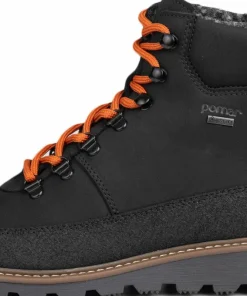 Clearance Pomar Women's Kerttu GORE-TEX Ankle Boot Black nub/PU/Black sole