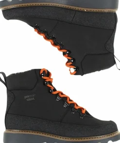 Clearance Pomar Women's Kerttu GORE-TEX Ankle Boot Black nub/PU/Black sole