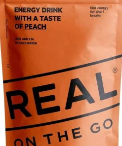 New Real Turmat Energi Drink On The Go Peach Gul