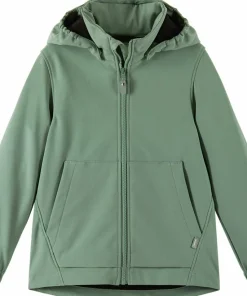 Sale Reima Juniors' Softshell Jacket Koivula Stone Green