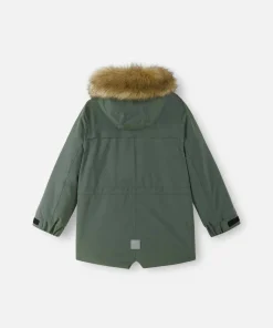 Best Reima Kids' tec Winter Jacket Ajaton Thyme Green