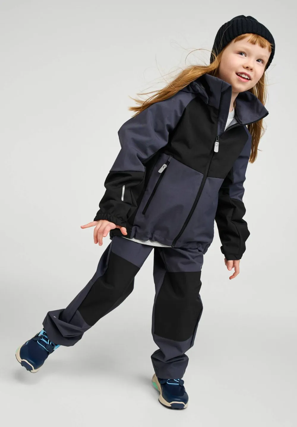 Sale Reima Kids' Softshell Jacket Verraton Soft Black