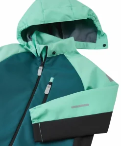 Reima Kids' Softshell Jacket Temppu Dark Teal