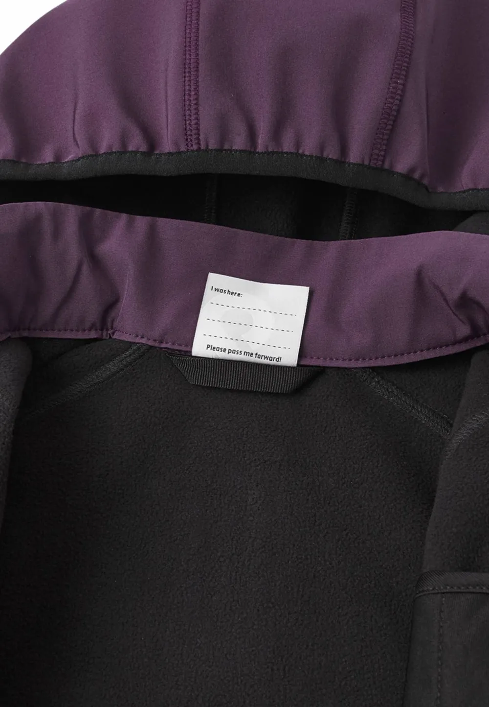 Sale Reima Kids' Softshell Jacket Vantti Deep Purple