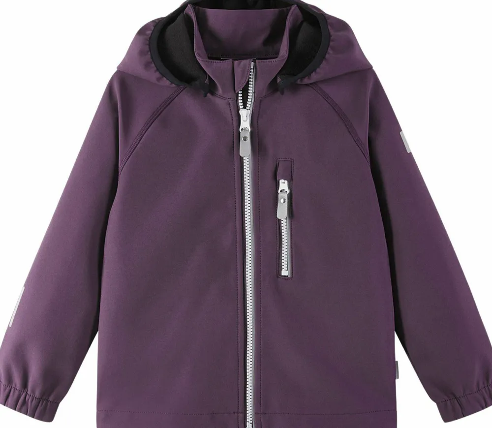 Sale Reima Kids' Softshell Jacket Vantti Deep Purple