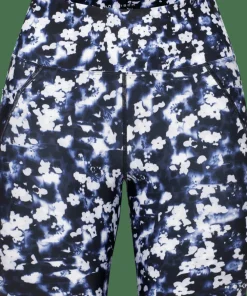New Röhnisch Women's Flattering Printed Bike Tights Indigo Bloom