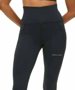 Sale Röhnisch Women's Flattering Curved High Waist Tights Black