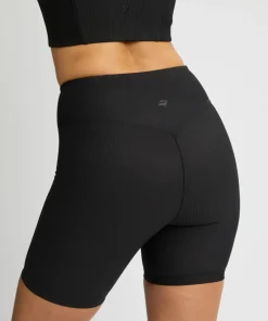 Online Röhnisch Women's Ribbed R Bike High Waist Tights Black