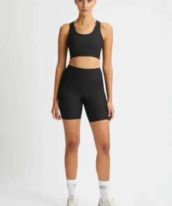 Online Röhnisch Women's Ribbed R Bike High Waist Tights Black