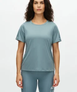New Röhnisch Women's Team Logo Tee Stormy Sea