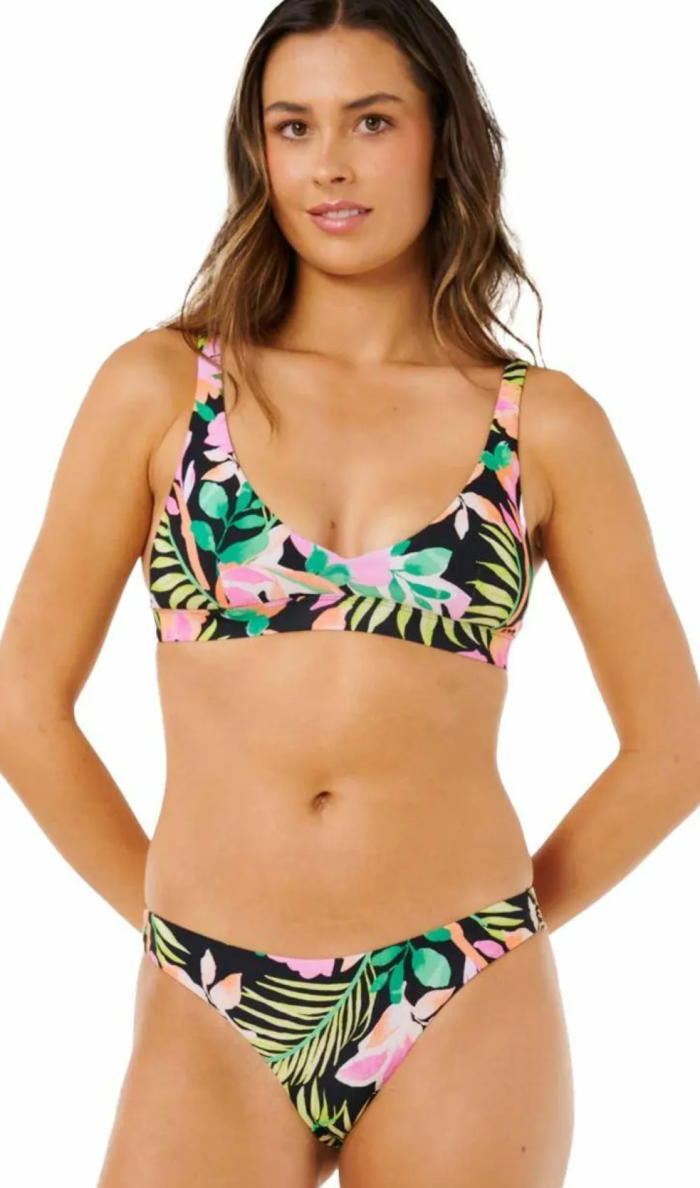 Best Rip Curl Women's Molokaï Halter Bikini Top Black