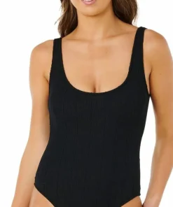 Best Rip Curl Women's Vibe Surf Cheeky One Piece Black