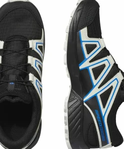 Discount Salomon Junior Speedcross Waterproof Black/Vanilla Ice/French Blue