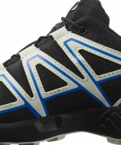 Discount Salomon Junior Speedcross Waterproof Black/Vanilla Ice/French Blue