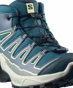 Salomon Junior's X Ultra Mid GORE-TEX Grisaille/Spellbound/Butterfly