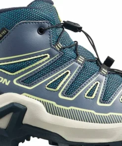 Salomon Junior's X Ultra Mid GORE-TEX Grisaille/Spellbound/Butterfly