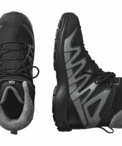 Hot Salomon Juniors' XA Pro V8 Winter CSWP Black/Phantom/Quiet Shade